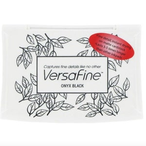 Versafine Onyx Black Pigment Ink Pad - Stamp Pad
