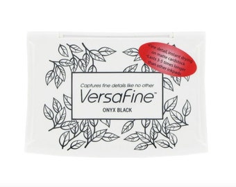 Versafine Onyx Black Pigment Ink Pad - Stamp Pad