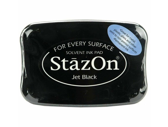 StazOn Jet Black Solvent Ink Pad - Archival Ink