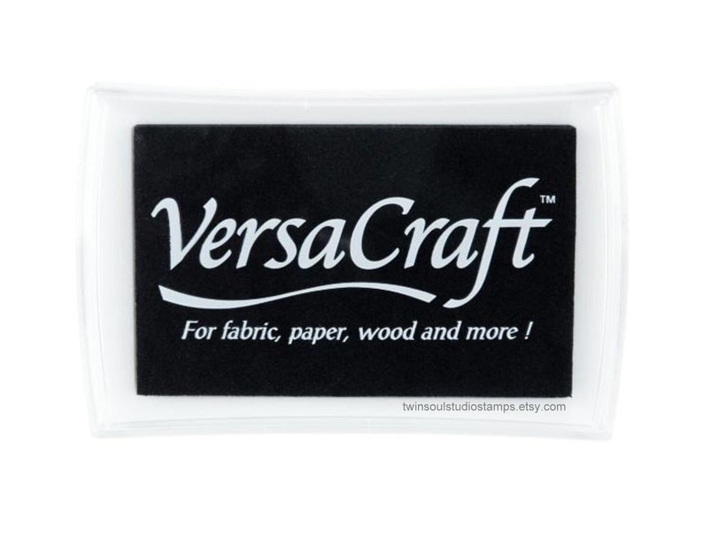 VersaCraft Black Ink Stempelkissen Stempelkissen aus Stoff Bild 1