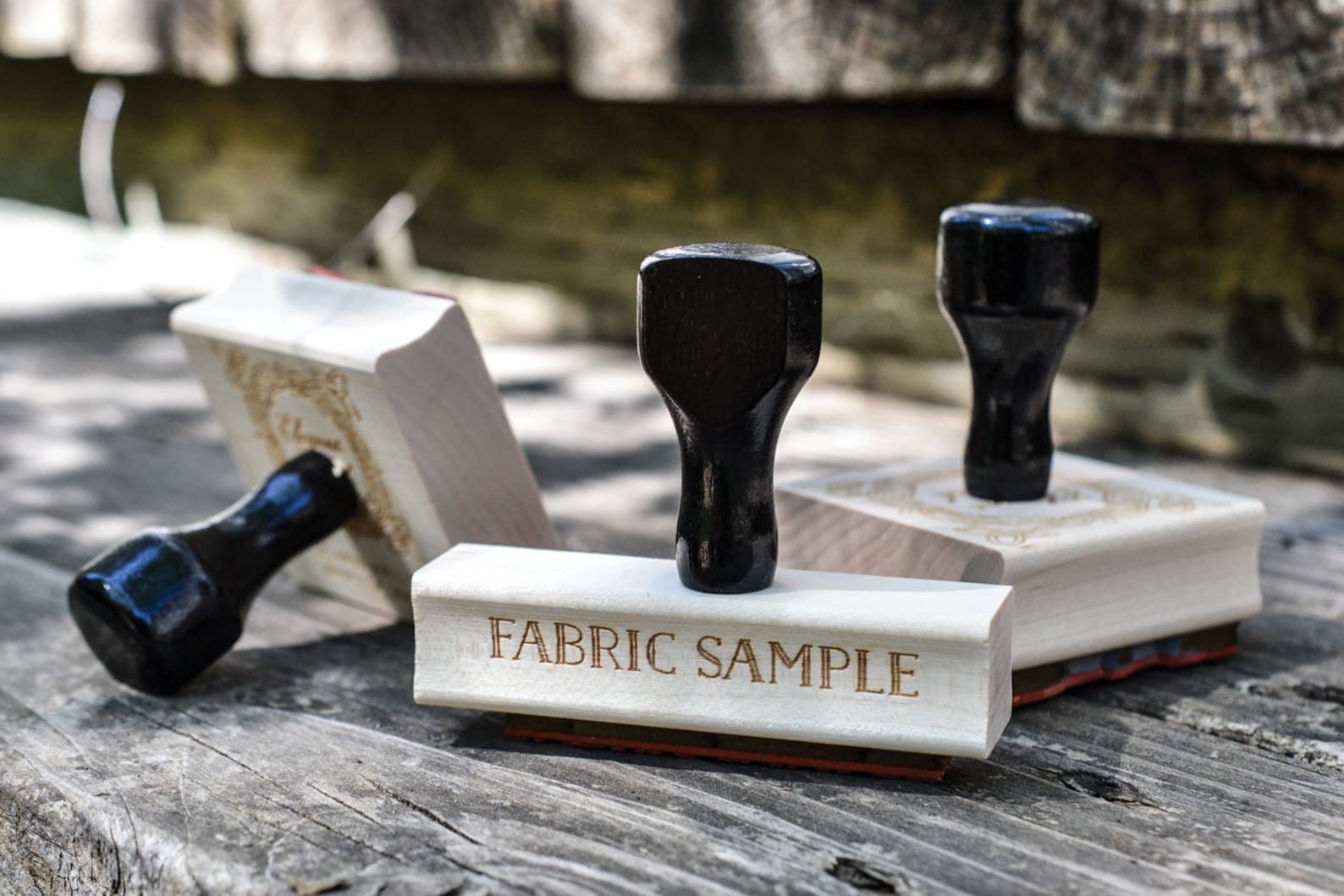 Wood Handle for Custom Rubber Stamp Etsy