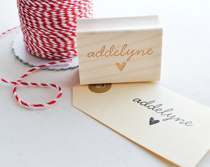 Personalized Name Stamp Gift for Her Teacher Gift Book Lover Gift