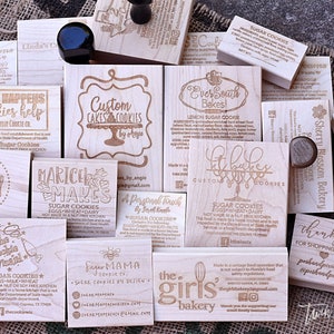 Custom Cottage Food Label Stamp: Home Kitchen Stamp image 10
