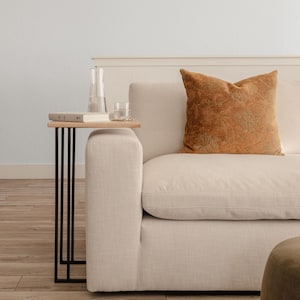 Maple C Table, Side End Table, Mid-Century Modern