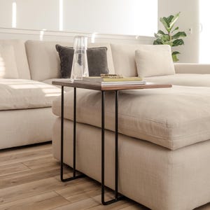 Walnut C Table, Side Table **New Listing**