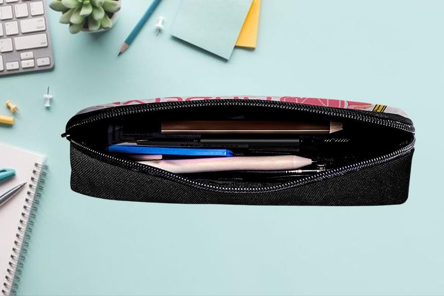 Custom Name Baseball Pencil Box For Kids, Supplies Kindergarten, Elementary, Swag, birthday,Back to School Drip Ice Cream Gift