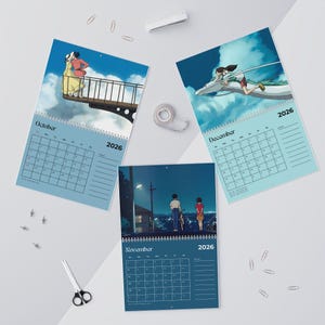 2026 Wall Calendar, Cute  Calendar, Desk Planner, Anime, Gift for Kids & Adults, Monthly Planner. 2025.
