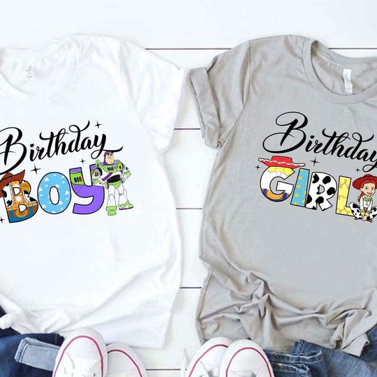 Disover Disney Birthday Squad Shirt, Toy Story Birthday Girl, Birthday Boy Shirt