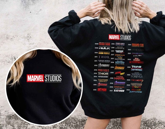 Marvel Studios All Films Sweatshirt, Avengers All Team Shirt, Avengers Hoodie, Marvel Shirt, Captain America, Iron Man Sweatshirt, MCU Shirt