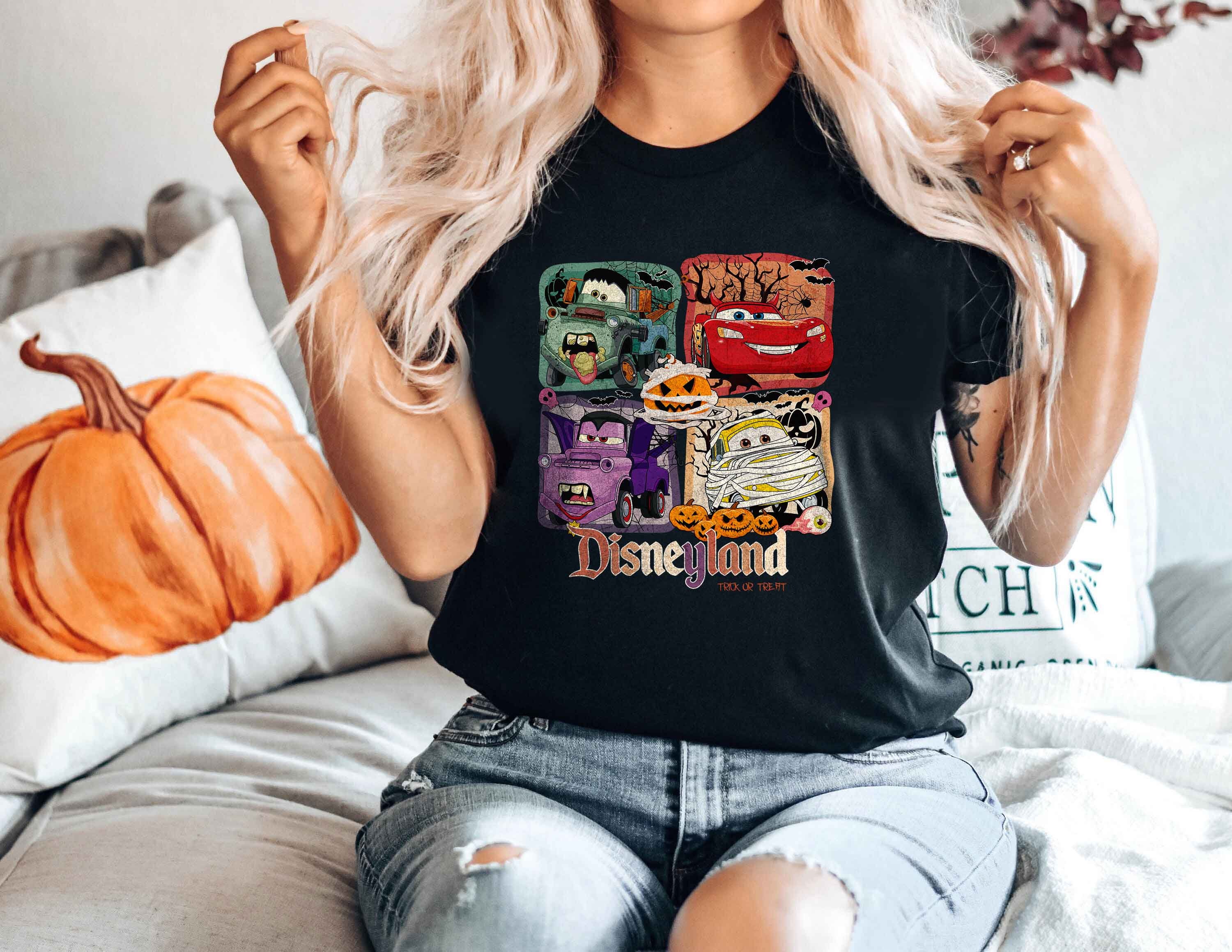 Discover Vintage Disneyland Halloween Cars T-Shirt