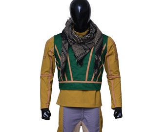 Inspired Star Wars Mandalorian /Bounty Hunter/Boba Fett Custom Design Flight suit