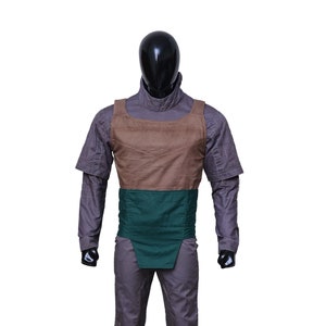 Mandalorian Flight Suit Inspired( Star wars ) with Vest and Cummerbund