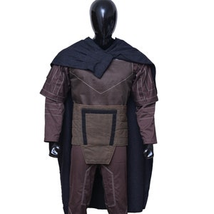 Din Djarin Star Wars(The Mandalorian)Costume Flight suit with Flak vest,Cummerbund ,Cape.