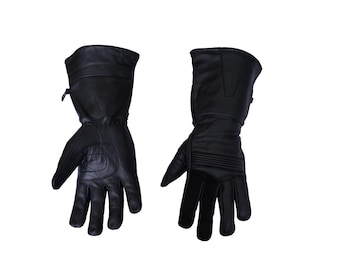Biker Scout Leather Gloves