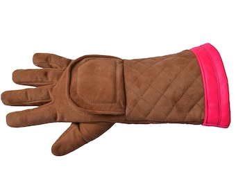 Lady Armorer (Star Wars) Costume Leather Gloves