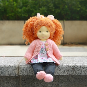 Waldorf Doll - Exquisitely Packaged Handmade Rag Doll, Attractive Cotton Birthday Gift for Girls, ELSEE