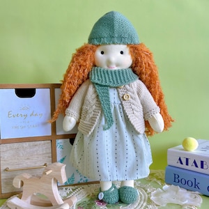 Handmade Waldorf Doll, Encased in Exquisite Packaging—A Delightful Gift for Children and Collectors, Cook