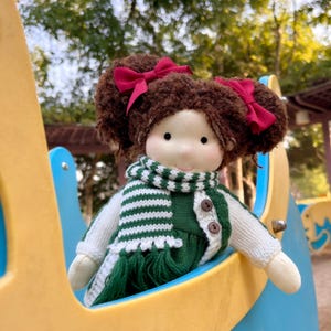 Handmade Waldorf Doll, Presented in Luxurious Packaging—A Delightful Gift for Children and Collectors, Kinsley