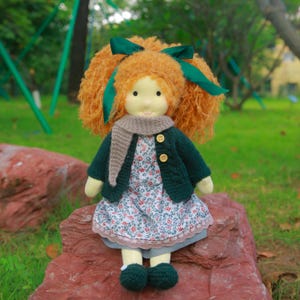 Handcrafted Waldorf Doll, Complete with Elegant Packaging—An Ideal Present for Kids and Collectors, Diana