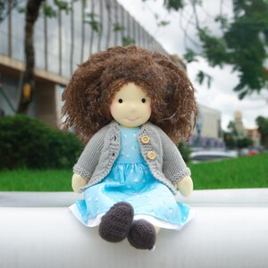 Waldorf Doll - Handcrafted Rag Doll Elegance, Alluring Cotton Birthday Gift for Kids and Collectors, Tastefully Boxed, LOUISE