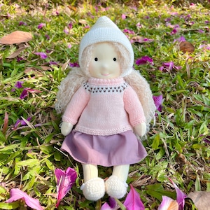 Handcrafted Waldorf Doll, Complete with Ornate Packaging—An Ideal Gift for Kids and Collectors, Malvina
