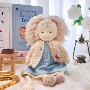 Handcrafted Waldorf Doll, Complete with Luxurious Packaging—An Ideal Present for Kids and Collectors, Kayla