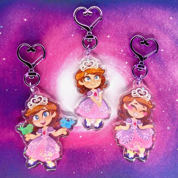Sofia the First - Sofia - Acrylic Keychain Charm - Etsy