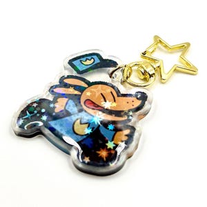 Dav Pilkey - Dog Man -  Acrylic Keychain Charm
