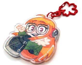 Persona 5 - Futaba Sakura - Double Sided Acrylic Keychain Charm