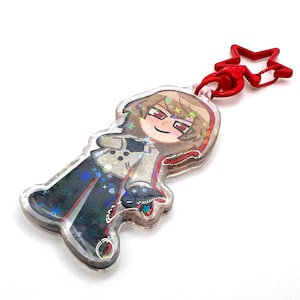 Persona 5 - Goro Akechi - Double Sided Acrylic Keychain Charm