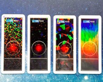 2001: A Space Odyssey - HAL 9000 - Holographic Stickers