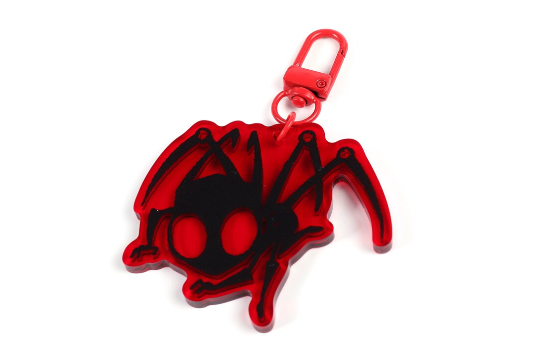 Invader Zim - ZIM - Translucent Red Acrylic Keychain Charm - Etsy