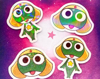 SGT Frog - Keroro Gunso - Holographic Stickers