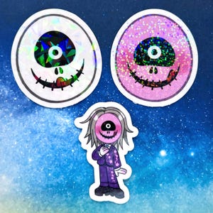 Master Detective Archives: Rain Code - Makoto Kagutsuchi - Holographic Stickers