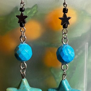 Star-Themed Dangle Earrings