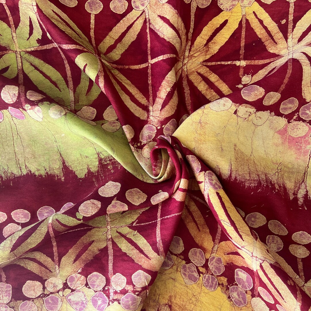 Handmade Batik Adire African Cotton Fabric: Tie-dye Print, 5 Yards - Etsy