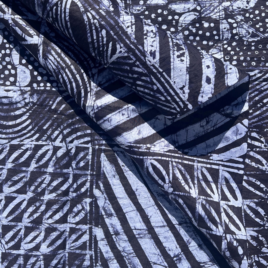 100% Cotton Hand Designed African Fabric - Batik, Guinea Brocade, Bazin ...