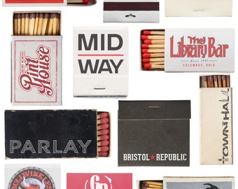 Ohio State Digital matchbook shadow box print