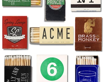 NYC matchbook print