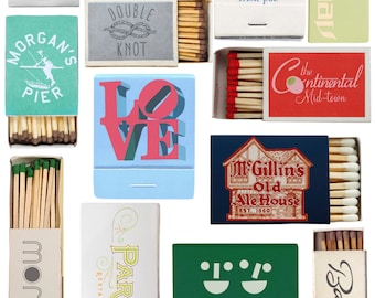 Philly Restaurants and Bars Matchbook Digital Print