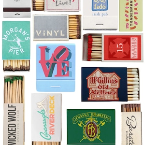 Philly Bars Matchbook Digital Print