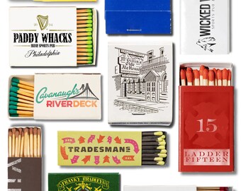 Philly Bars Matchbook Digital Print