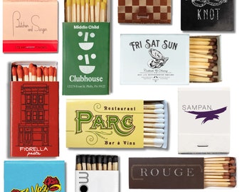 Impression numérique de pochettes d'allumettes pour restaurant Philly