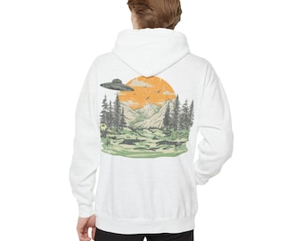 Alien UFO Grafik Hoodie von Age of Disclosure