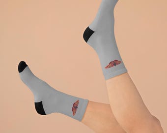 Cottagecore Mottensocken Socken aus recyceltem Poly