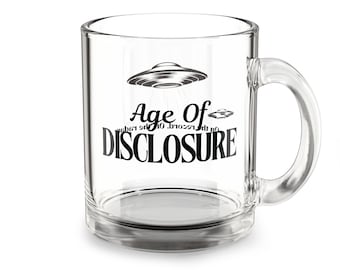 Alien UFO On the Record, Off the Radar Glasbecher von Age of Disclosure