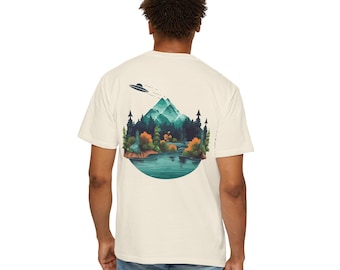 Retro Alien UFO-T-Shirt von Age of Disclosure