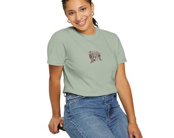 Area 51: Roswell, New Mexico Desert - Alien UFO-besticktes T-Shirt