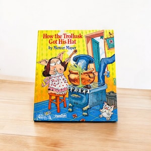 RARE Mercer Mayer Book | How the Trollusk Got His Hat | A Golden Book 1979 Hardcover