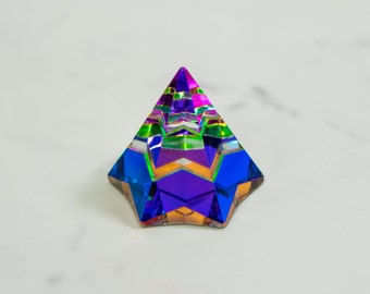 Small Rainbow CrystalPaperweight Figurine